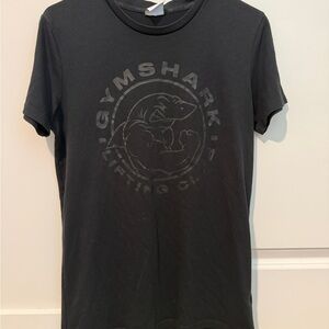 Gymshark Black Short-Sleeve Logo Tee